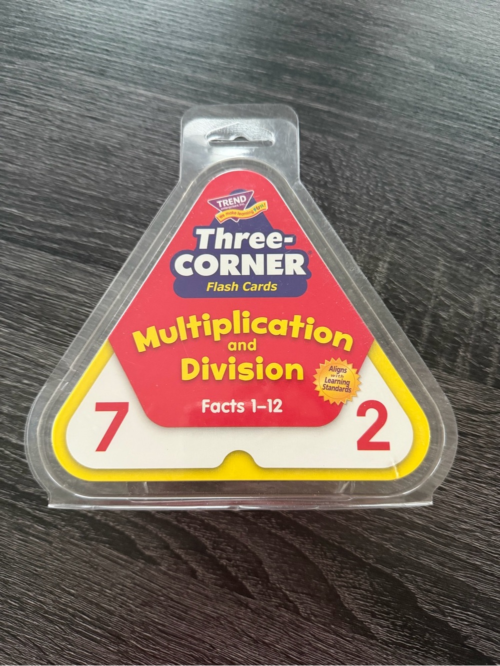 TREND Three-Corner Flash Cards Multiplication & Division Facts 1-12